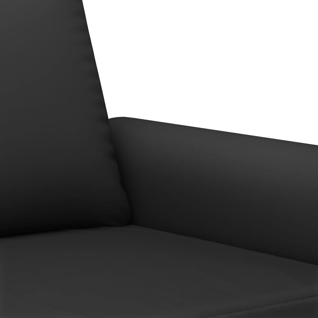 3 Piece Sofa Set with Pillows Black Velvet Price