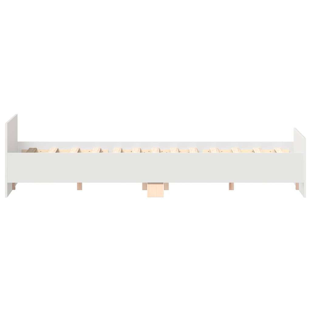 Bed Frame without Mattress White 150x200 cm Price