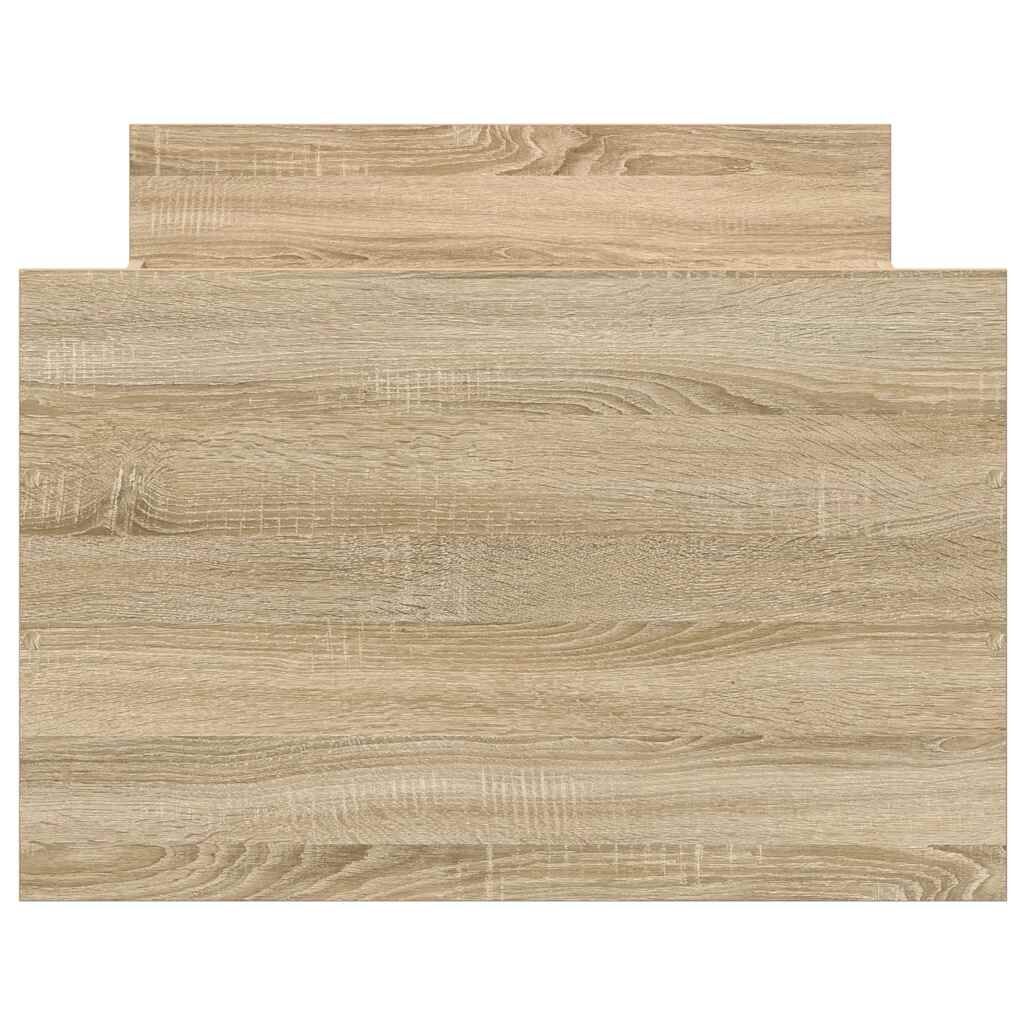 Bed Frame without Mattress Sonoma Oak 90x190 cm Price