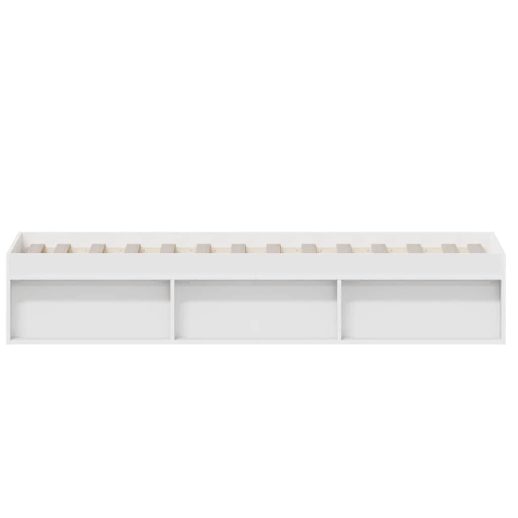 Bed Frame without Mattress White 90x190 cm Price