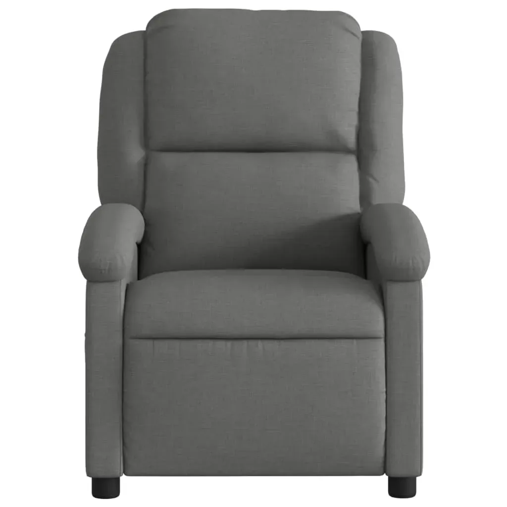 Recliner Chair Dark Grey Fabric Price