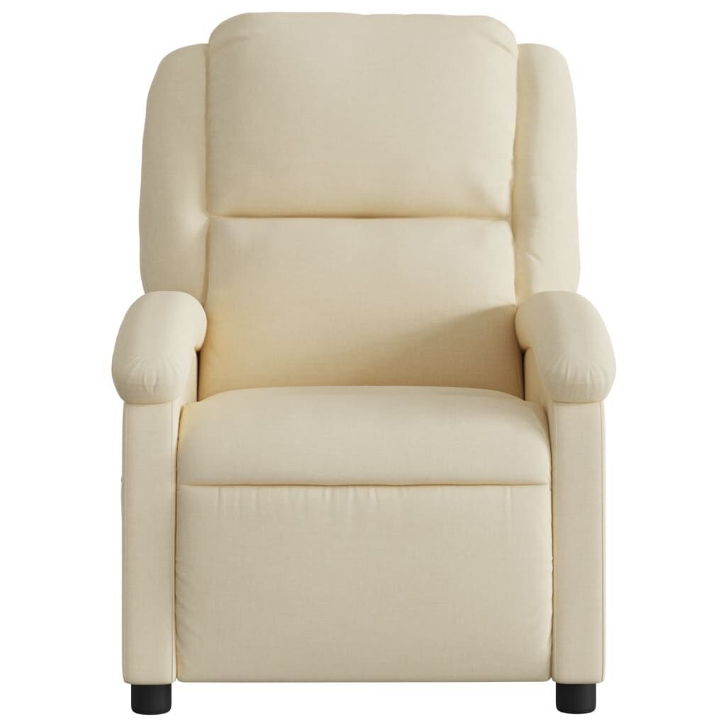 Massage Recliner Chair Cream Fabric Price