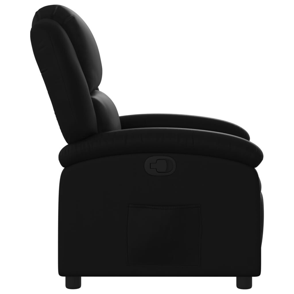 Recliner Chair Black Faux Leather Price