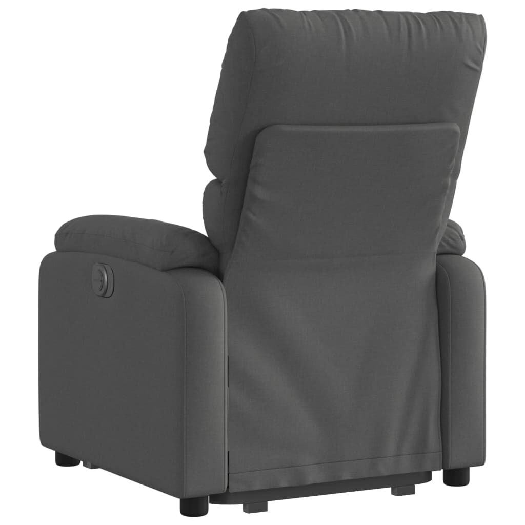 Stand up Recliner Chair Dark Grey Fabric Price