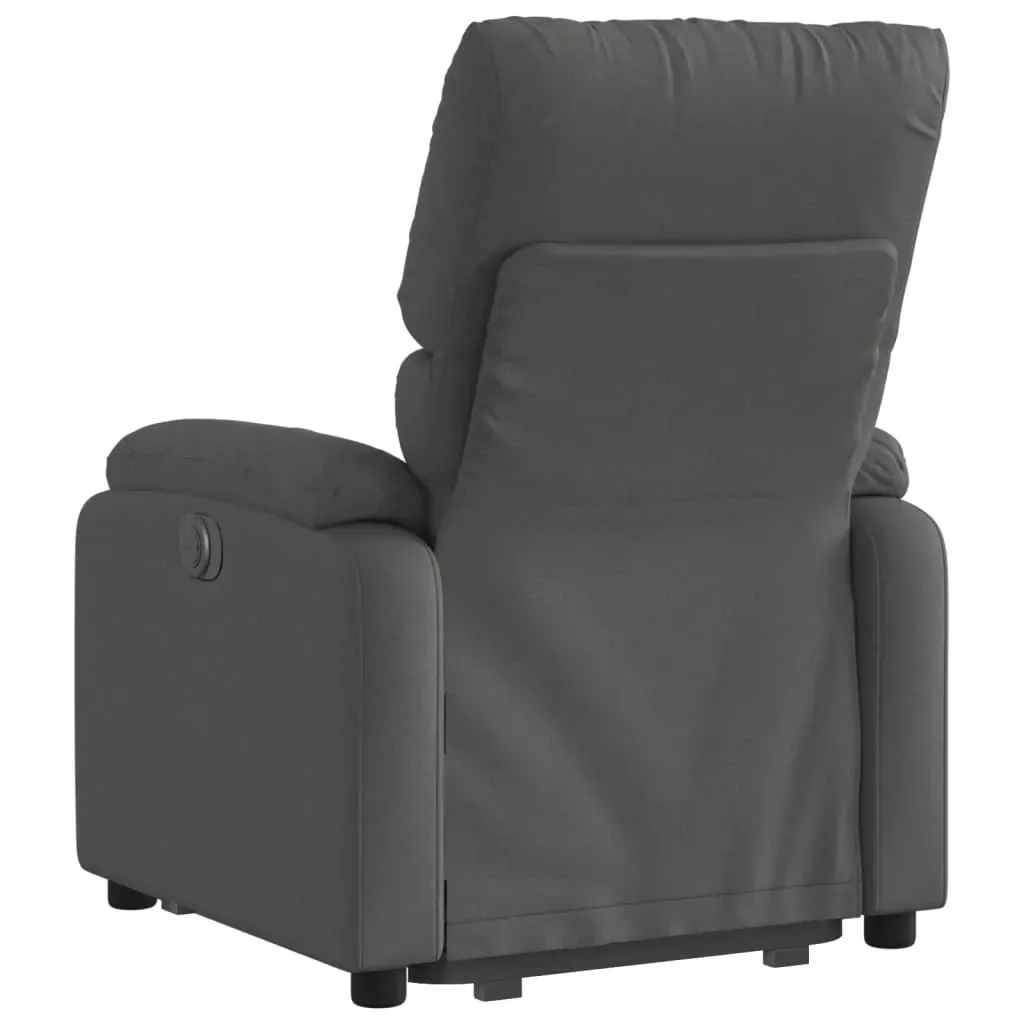 Electric Stand up Recliner Chair Dark Grey Fabric Price