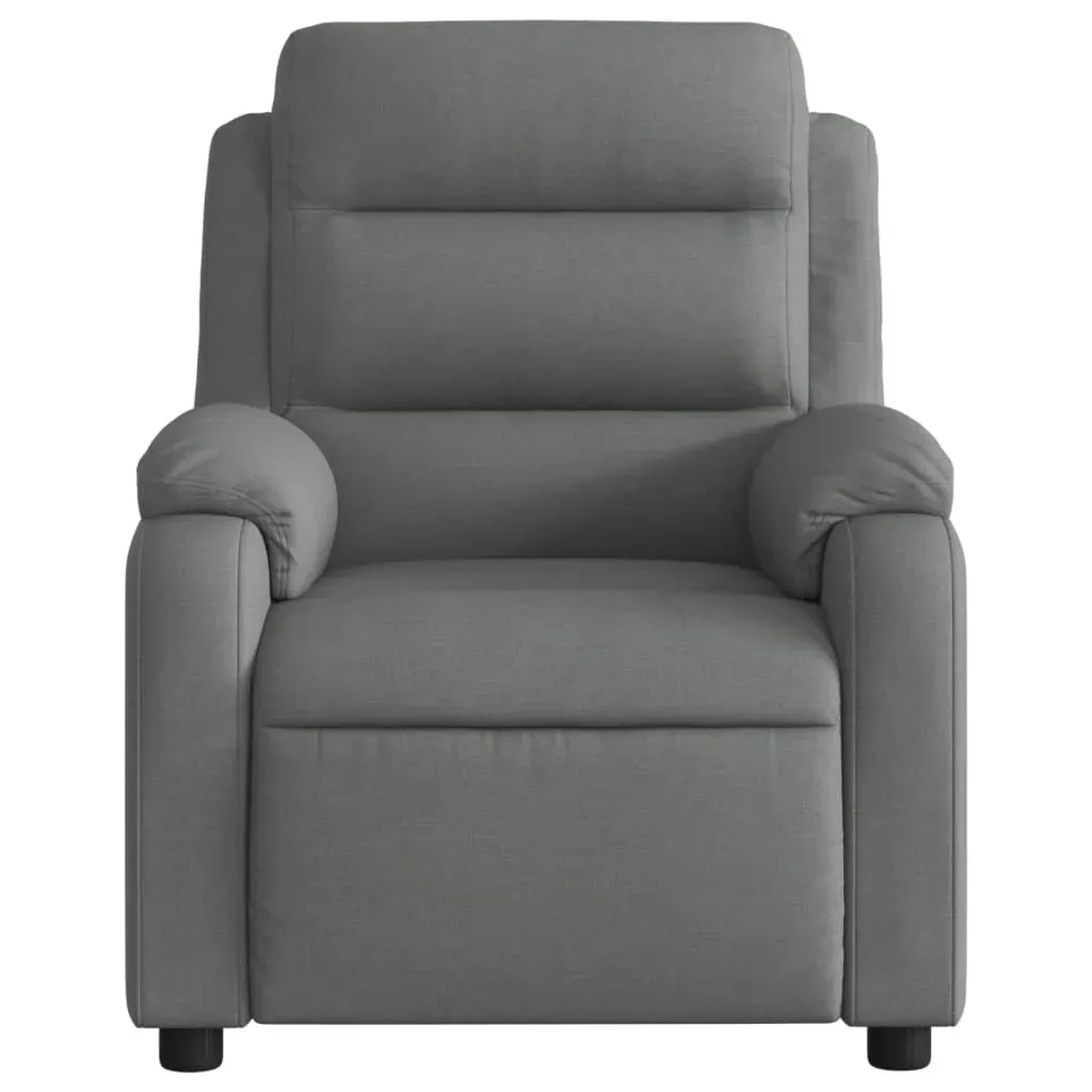 Recliner Chair Dark Grey Fabric Price
