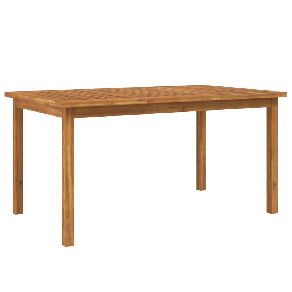 7 Piece Garden Dining Set Solid Wood Acacia Price