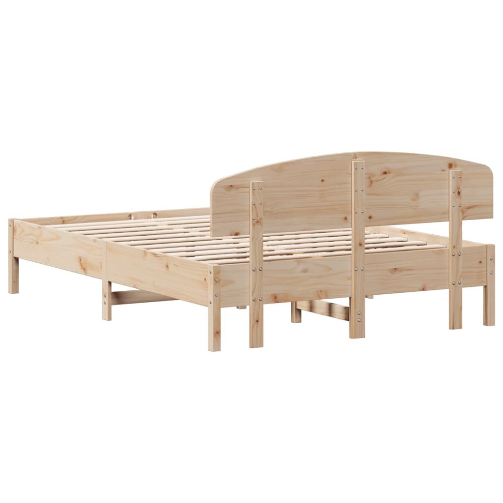Bed Frame without Mattress 150x200 cm Solid Wood Pine Price
