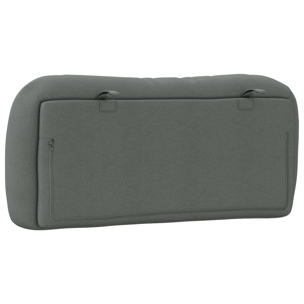Headboard Cushion Dark Grey 90 cm Fabric Price
