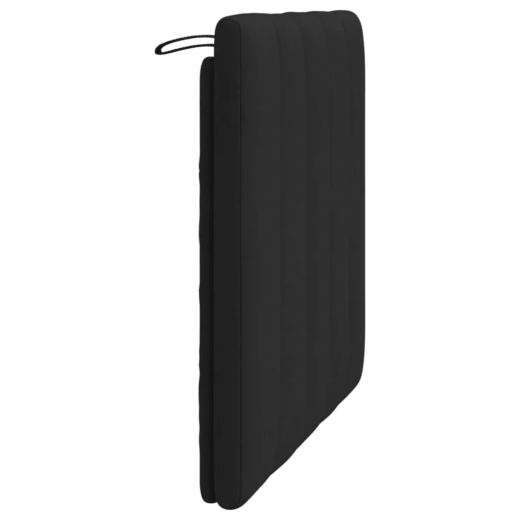 Headboard Cushion "Hanko" Black 90 cm Velvet Price