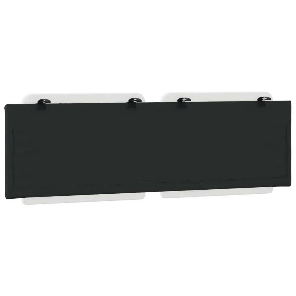 Headboard Cushion "Zadar" Black and White 153 cm Faux Leather Price