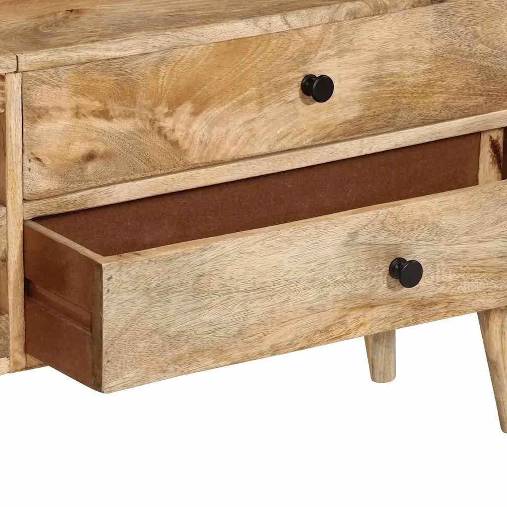 TV Cabinet 140x30x50 cm Solid Mango Wood Price