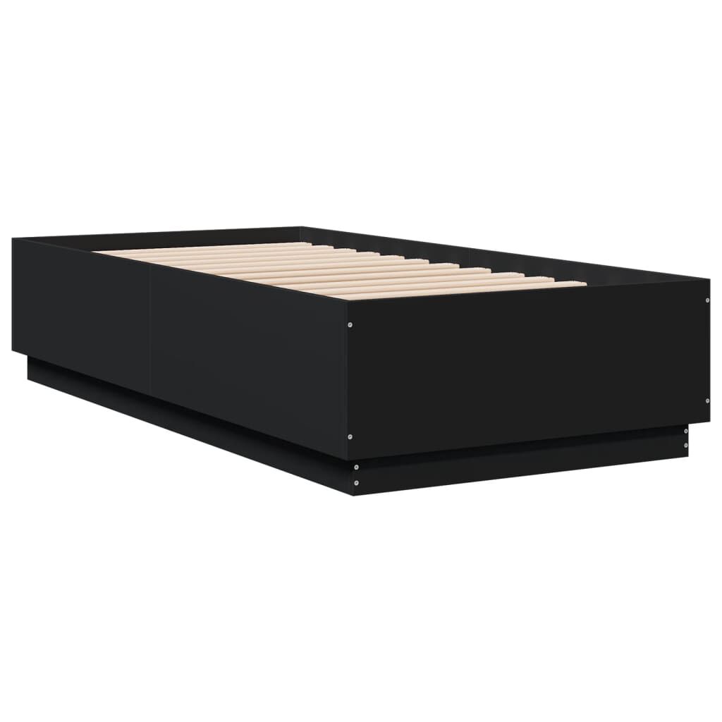 Bed Frame without Mattress Black 90x190 cm Price