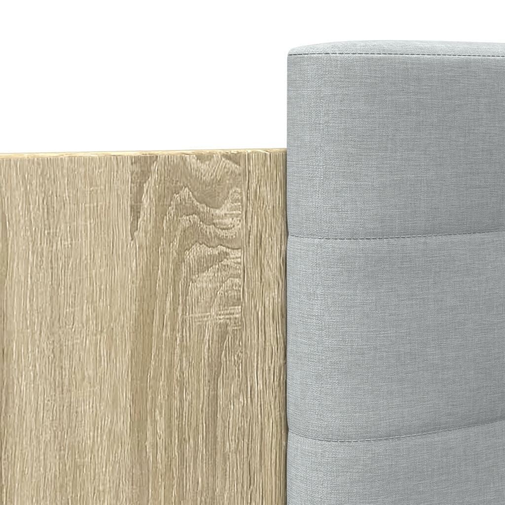 Bed Frame without Mattress Sonoma Oak 150x200 cm Price