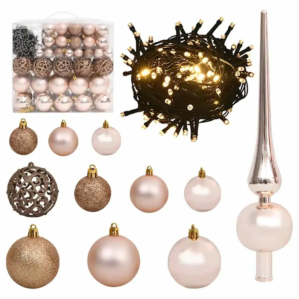 Slim Christmas Tree 300 LEDs & Ball Set 270 cm Price