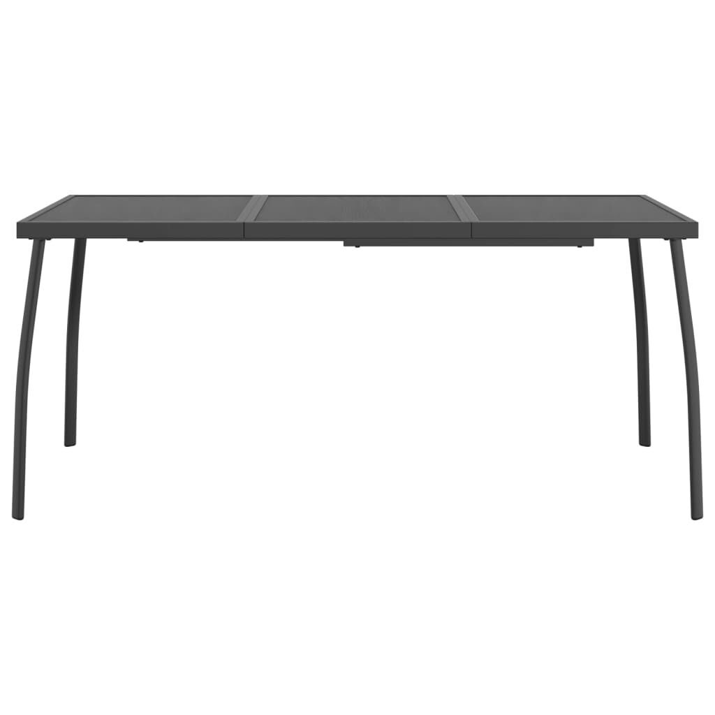 9 Piece Garden Dining Set Anthracite Metal Mesh Price