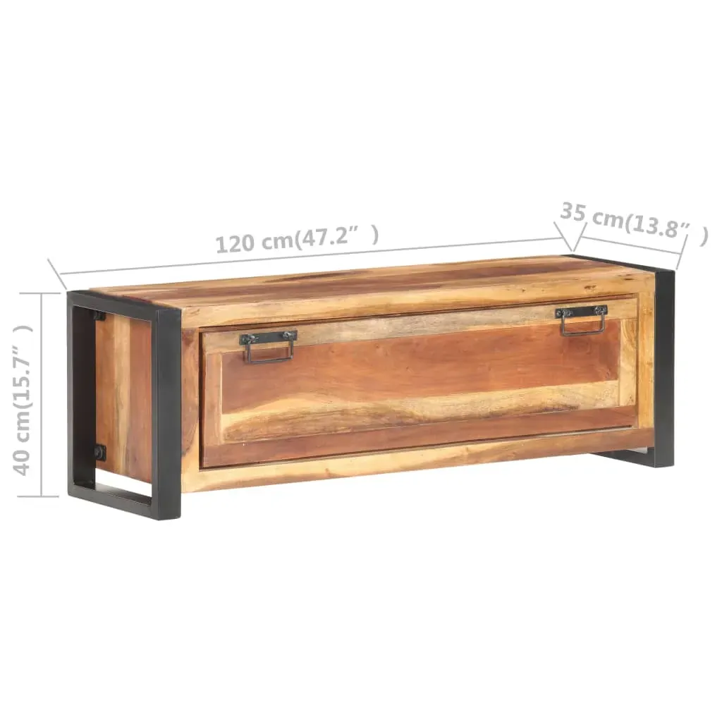 Shoe Cabinet 120x35x40 cm Solid Wood Price