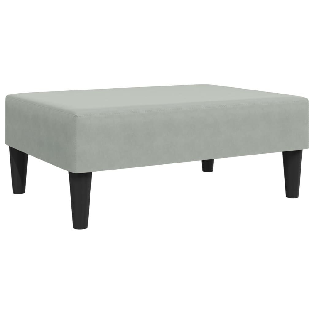 2 Piece Sofa Set Light Grey Velvet Price