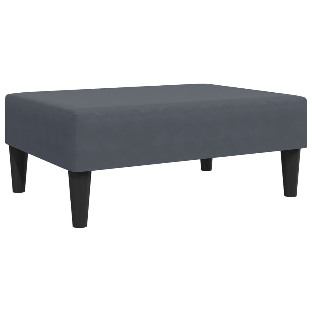 2 Piece Sofa Set Dark Grey Velvet Price
