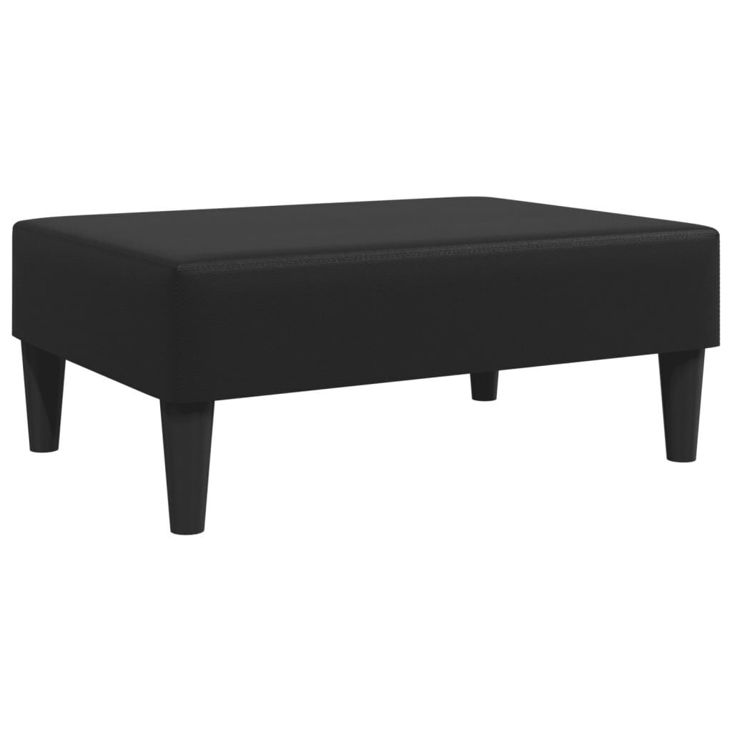 2 Piece Sofa Set Black Faux Leather Price