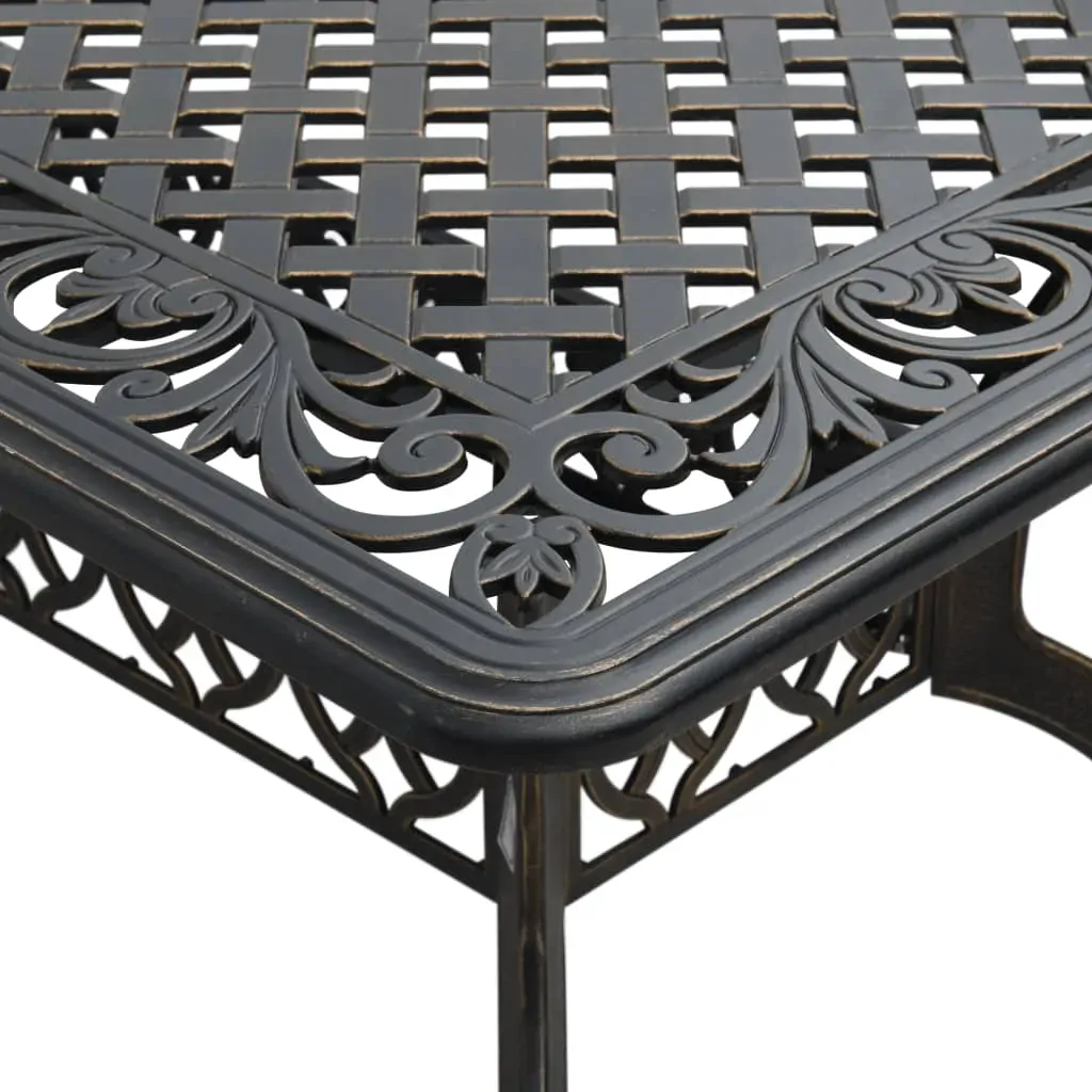 7 Piece Garden Dining Set Bronze Cast Aluminium Price