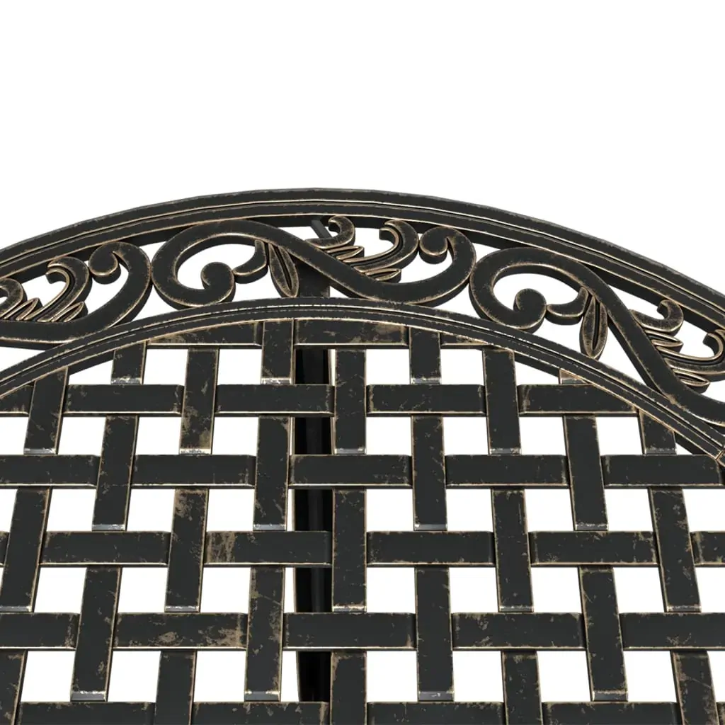 3 Piece Bistro Set Bronze Cast Aluminium Price
