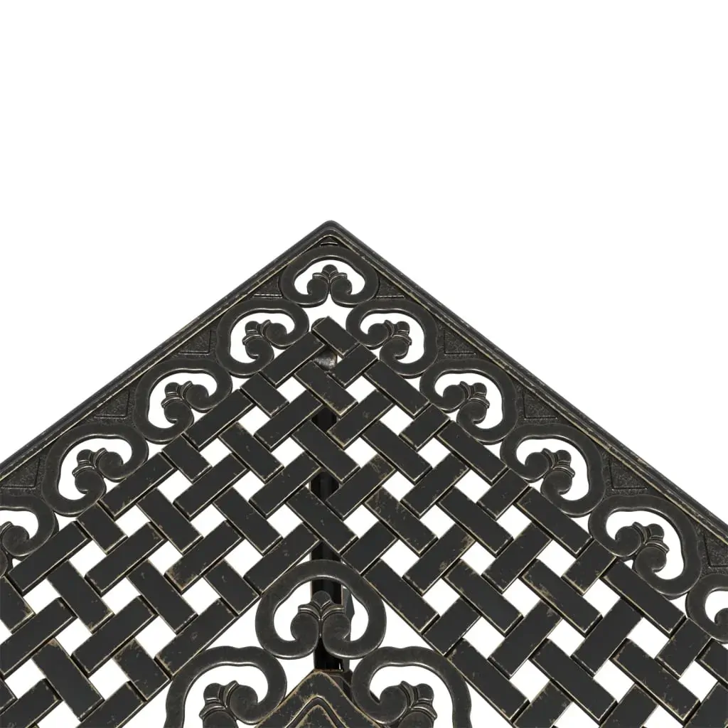 3 Piece Bistro Set Bronze Cast Aluminium Price