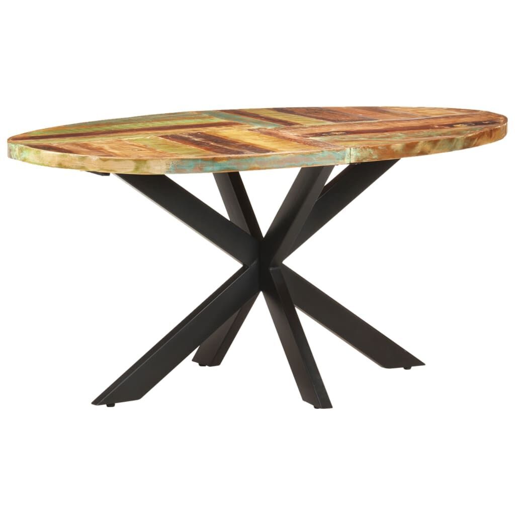 Dining Table 160x90x75 cm Solid Reclaimed Wood Price