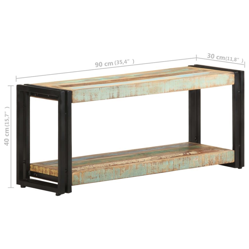 TV Cabinet 90x30x40 cm Solid Reclaimed Wood Price