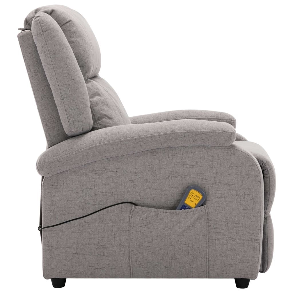 Massage Chair Light Grey Fabric Price