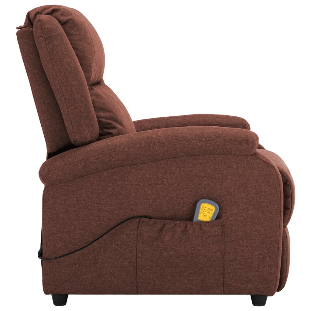 Massage Chair Brown Fabric Price