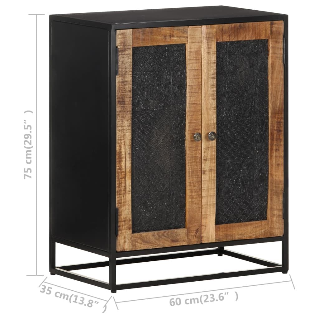 Sideboard 60x35x75 cm Rough Mango Wood Price