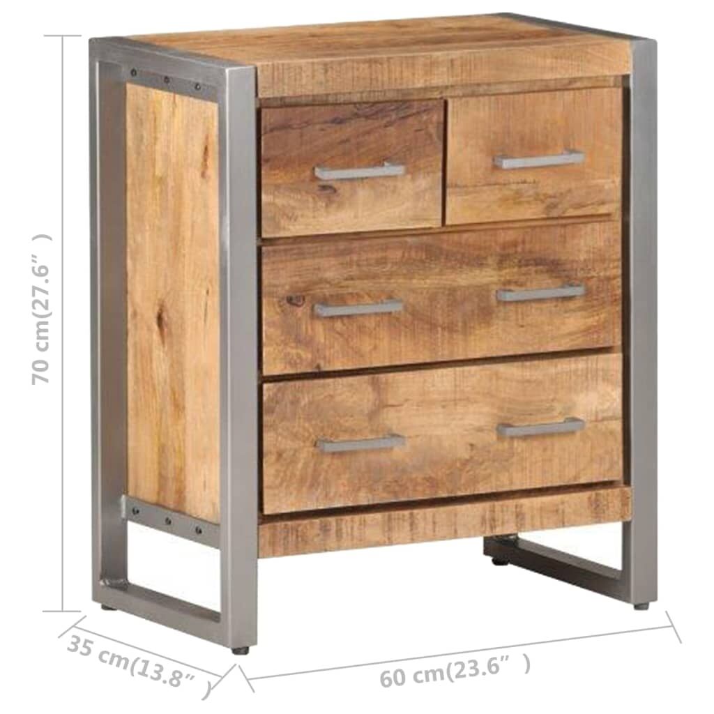 Sideboard 60x35x70 cm Rough Mango Wood Price