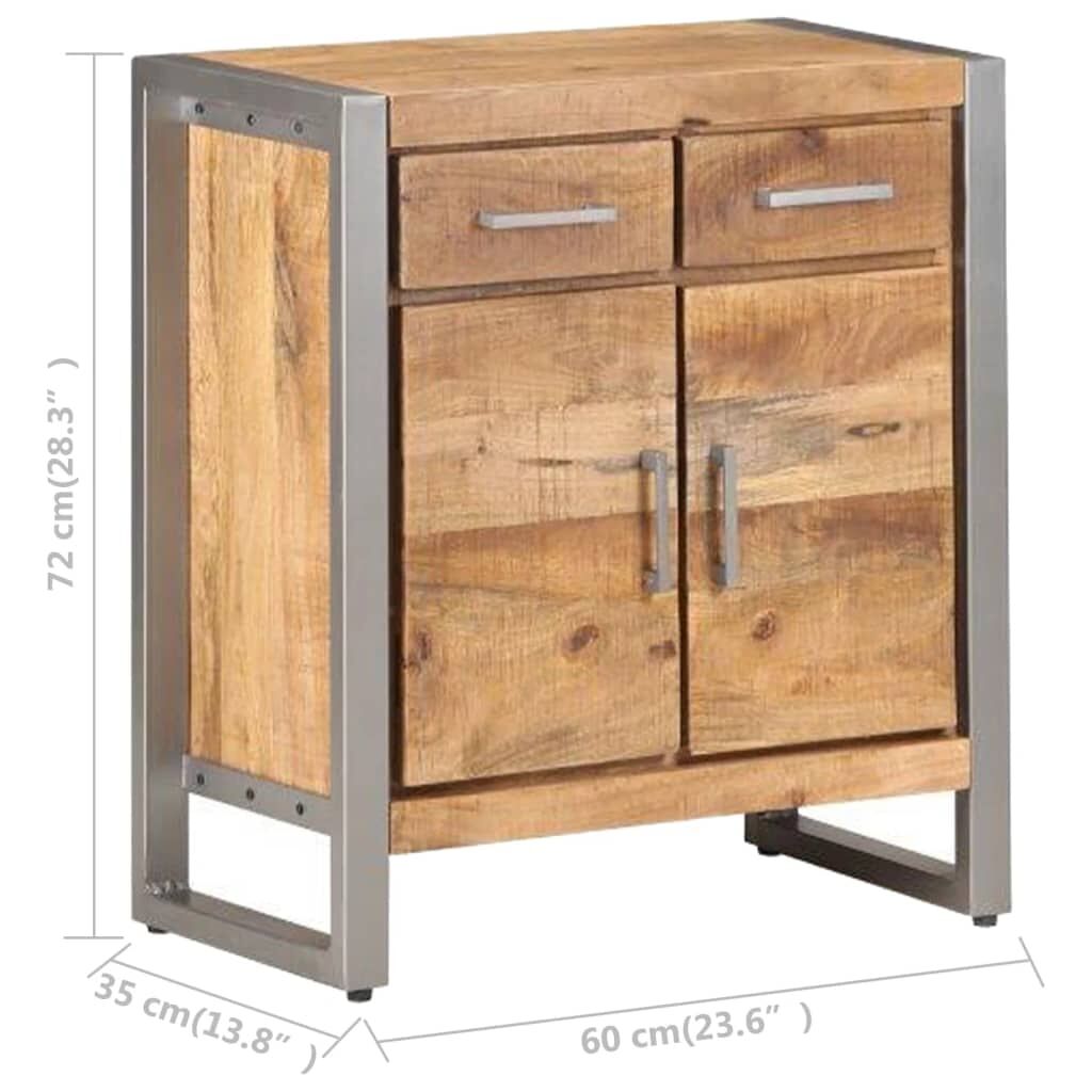 Sideboard 60x35x72 cm Rough Mango Wood Price