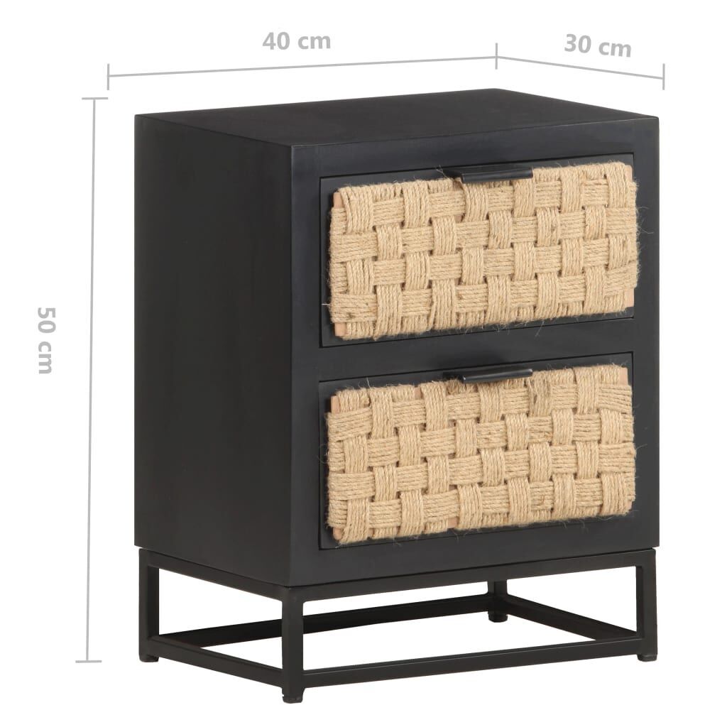 Bedside Cabinet 40x30x50 cm Solid Mango Wood Price