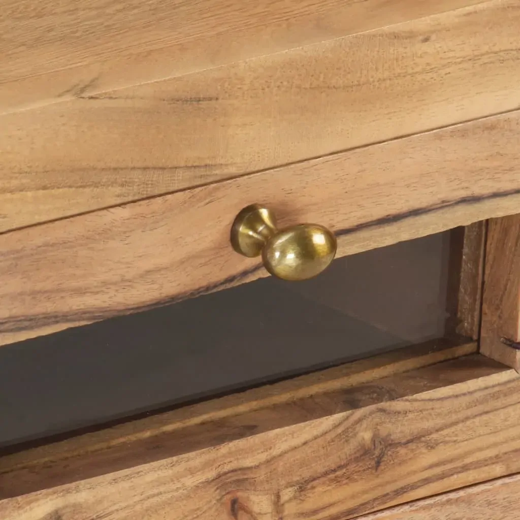 TV Cabinet 110x30x40 cm Solid Acacia Wood Price