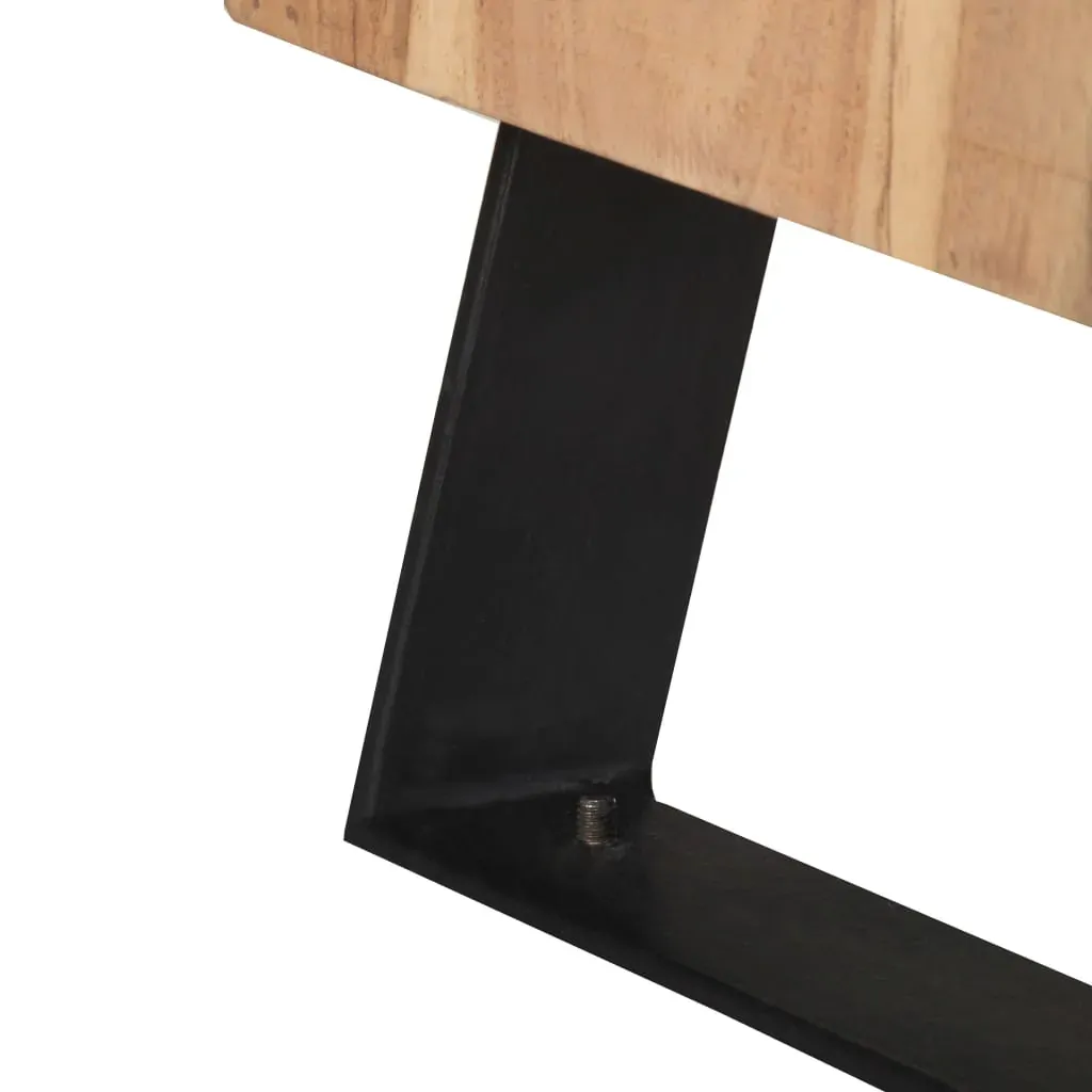 Bedside Cabinet 40x30x50 cm Solid Acacia Wood with Live Edges Price