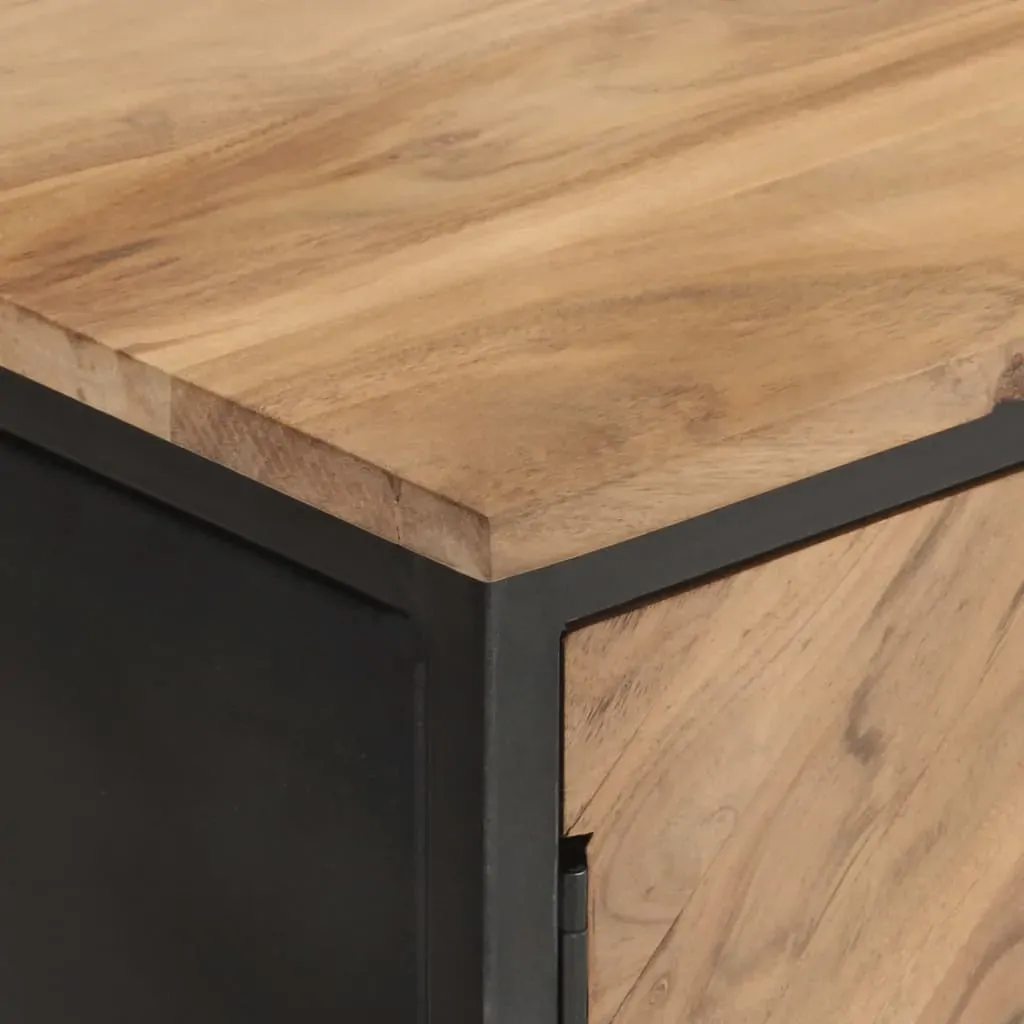 Sideboard 120x30x75 cm Solid Acacia Wood Price