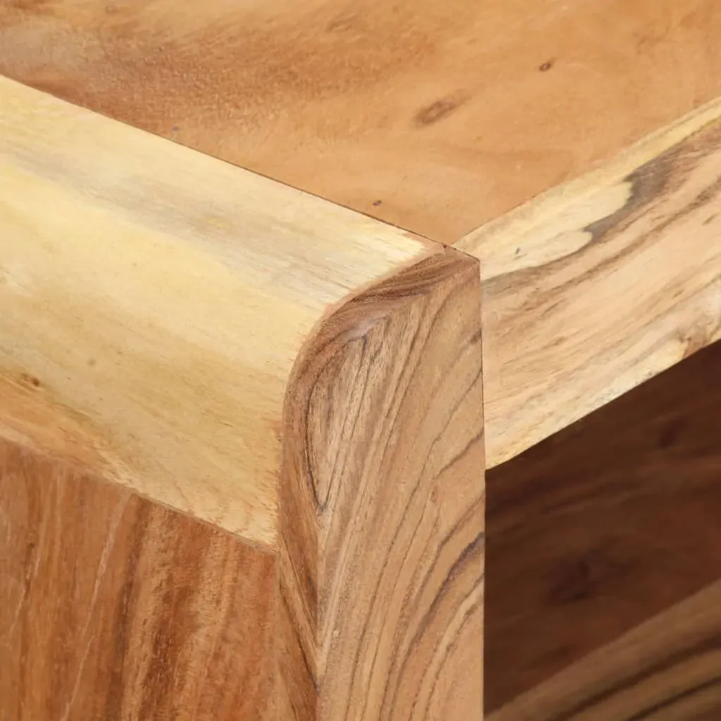 2 Piece TV Cabinet Solid Acacia Wood Price