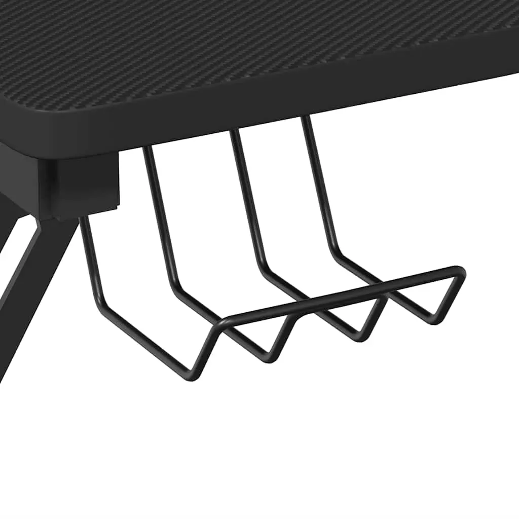 Gaming Desk with Y Shape Legs Black 90x60x75 cm Price