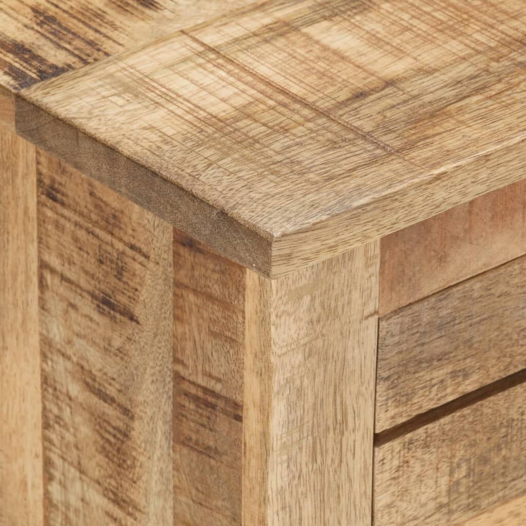 TV Cabinet 110x30x40 cm Rough Mango Wood Price
