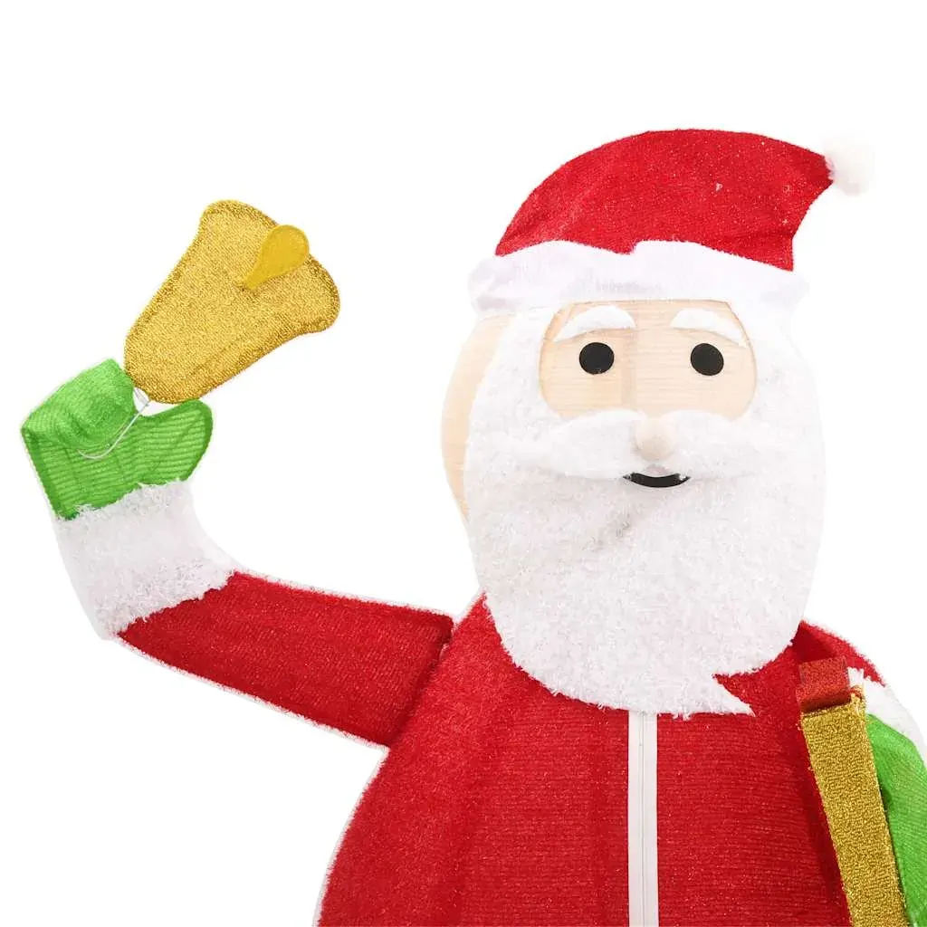 Decorative Christmas Santa Claus Figure LED Luxury Fabric 180 cm Price