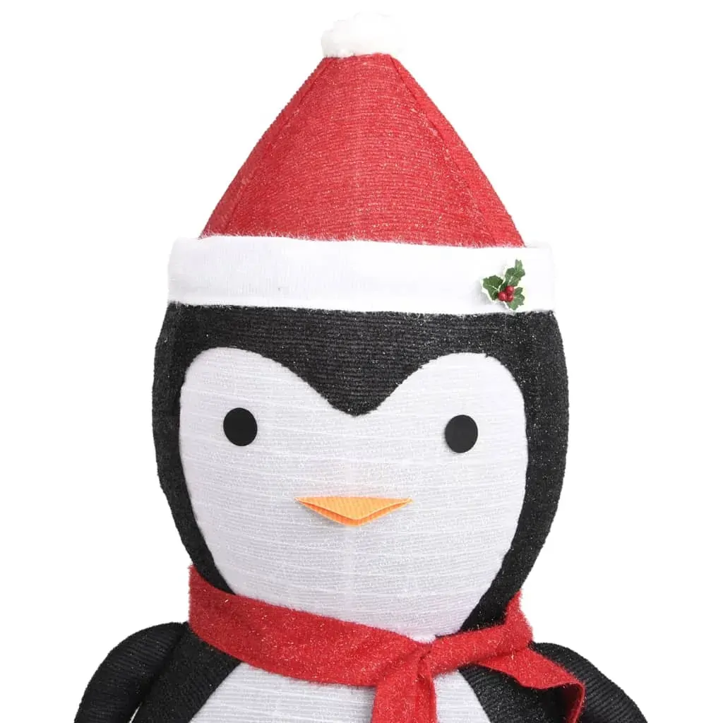 Decorative Christmas Snow Penguin Figure LED Luxury Fabric 180cm Price