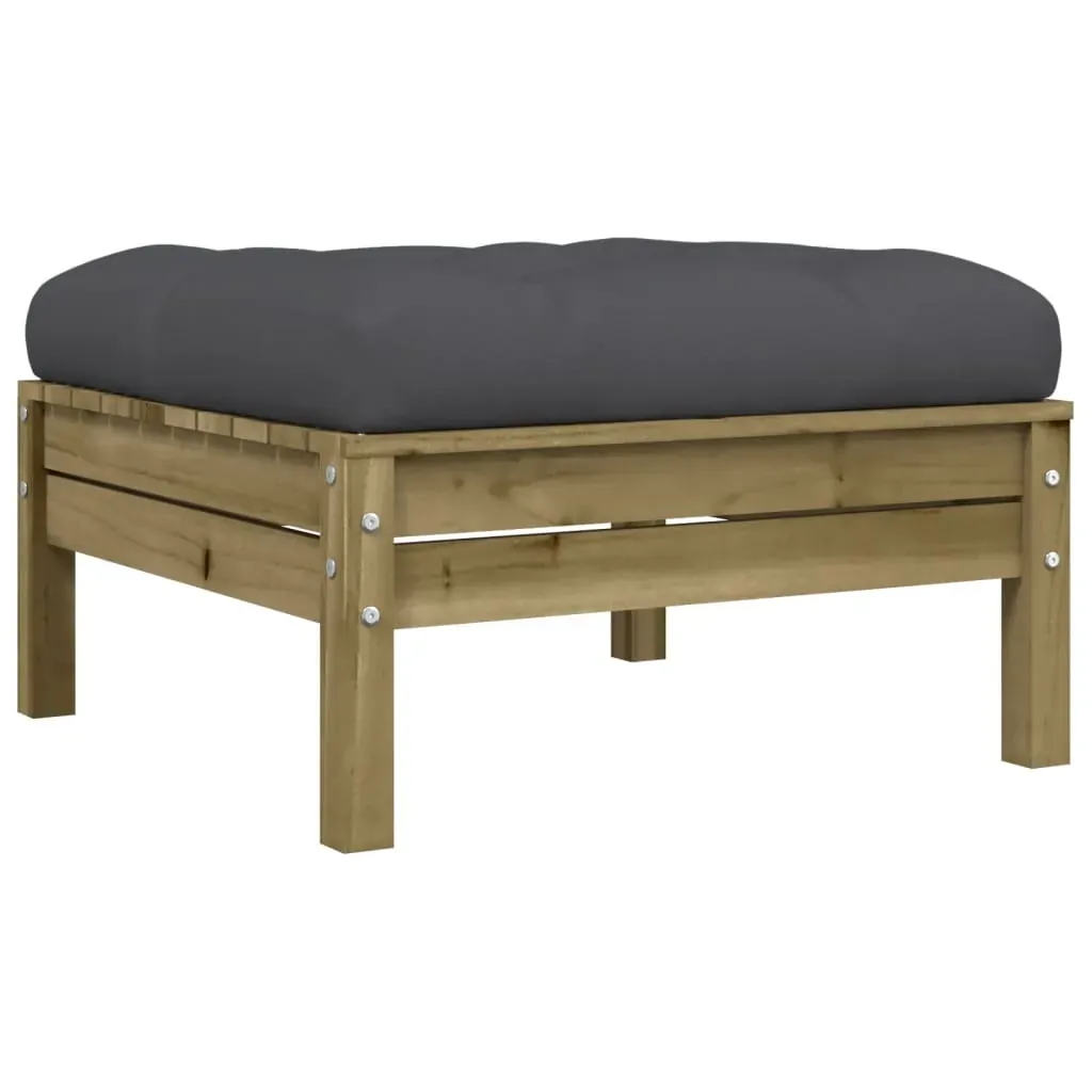 8 Piece Garden Sofa Set with Cushions Impregnated Wood Pine Price