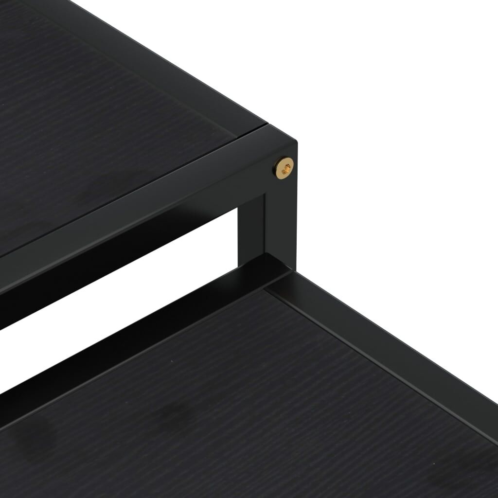 Tea Tables 2 pcs MDF Black Price