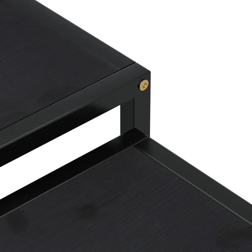 Tea Tables 2 pcs MDF Black Price