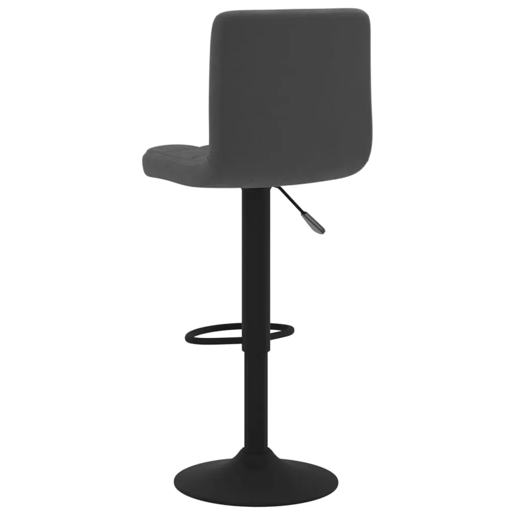 Bar Stools 2 pcs Black Velvet Price