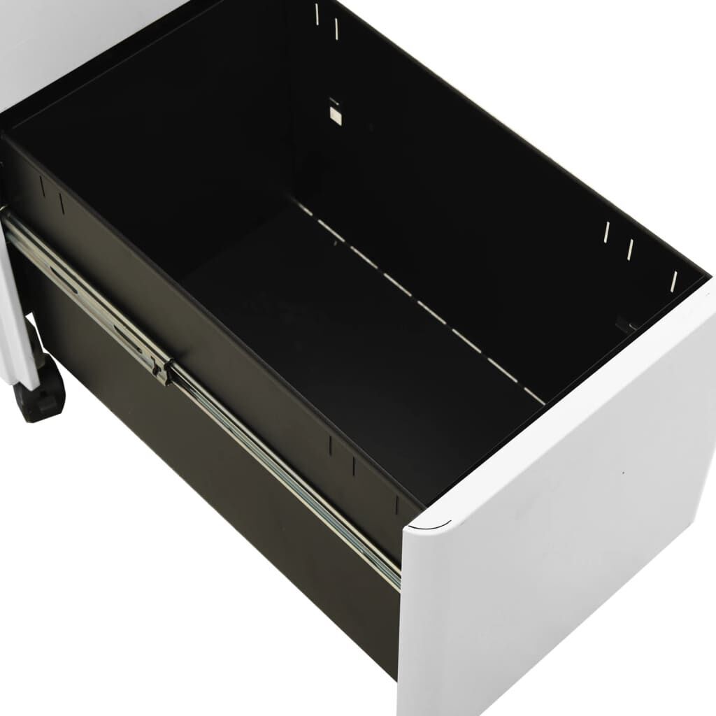 Mobile File Cabinet Light Grey 30x45x59 cm Steel Price