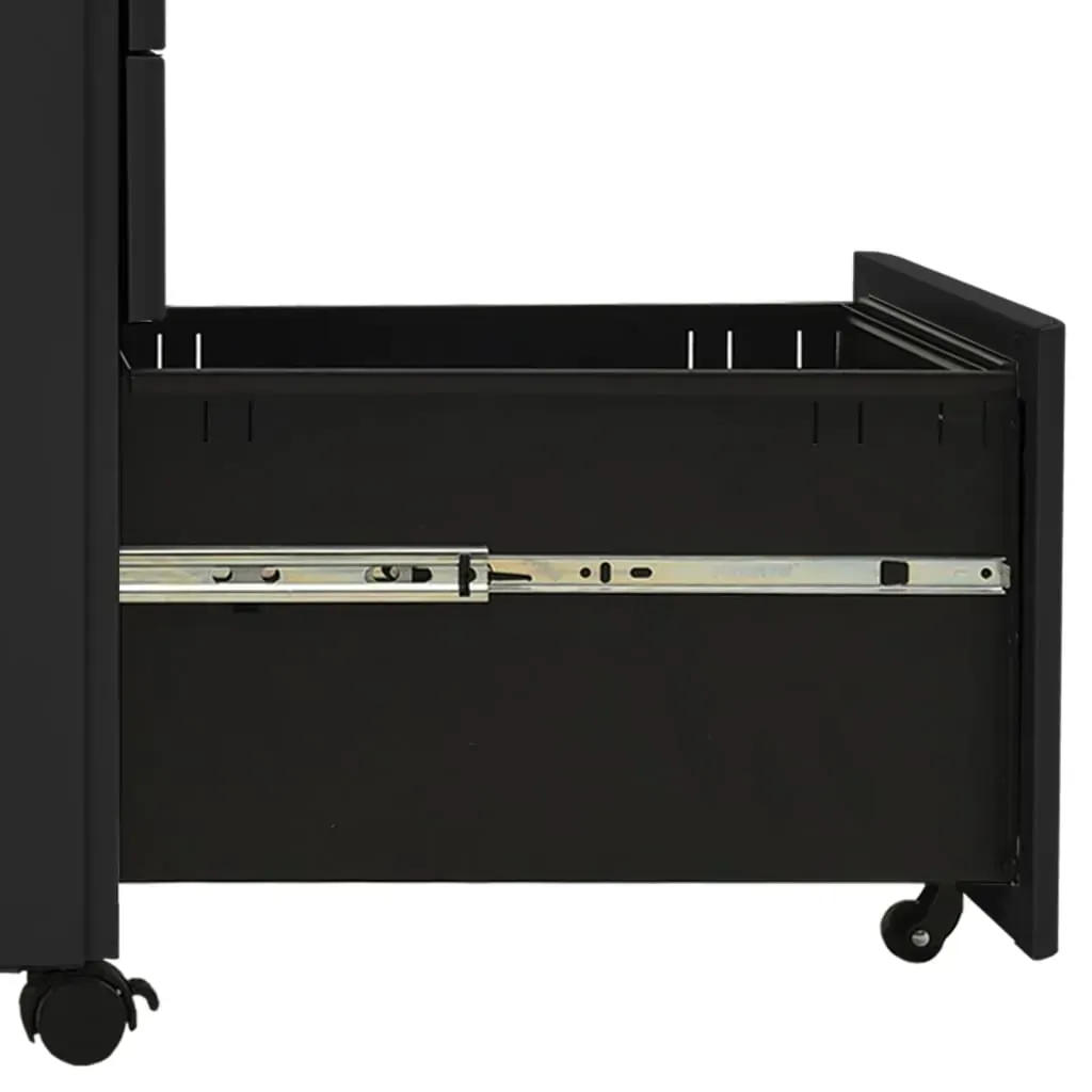 Mobile File Cabinet Anthracite 30x45x59 cm Steel Price