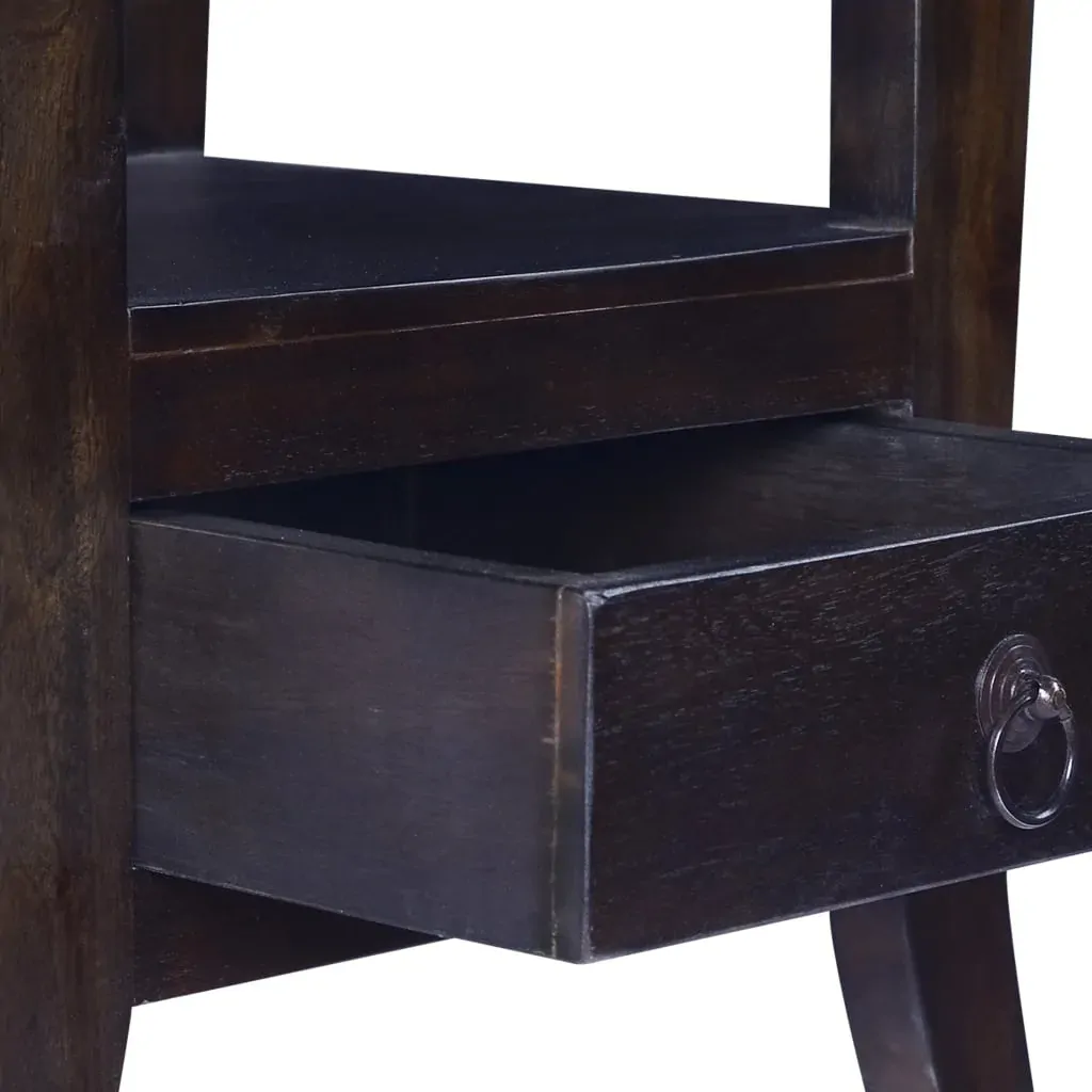 Bedside Cabinet Light Black 40x40x45 cm Solid Wood Mahogany Price